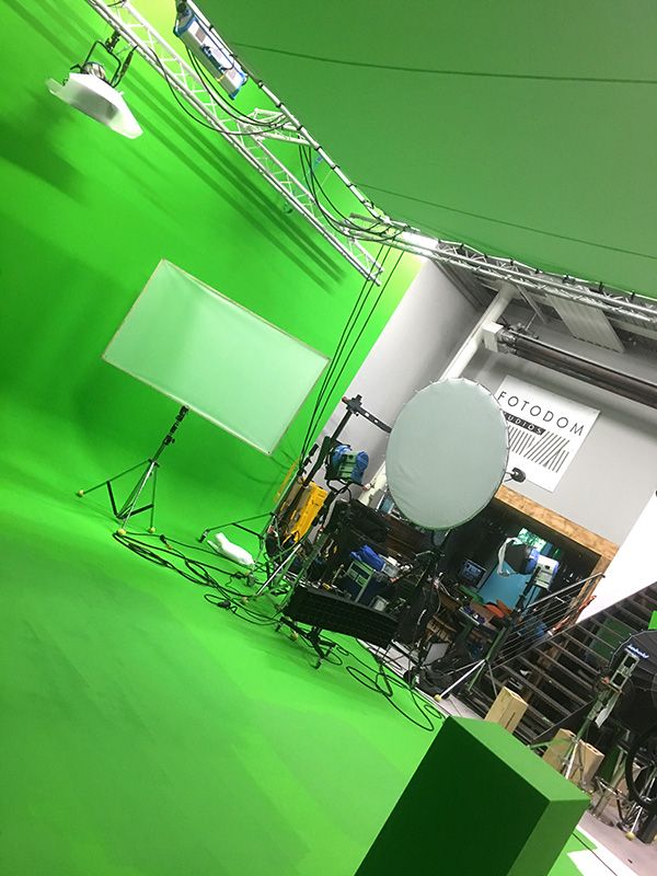 Greenscreen Hohlkehle Filmstudio